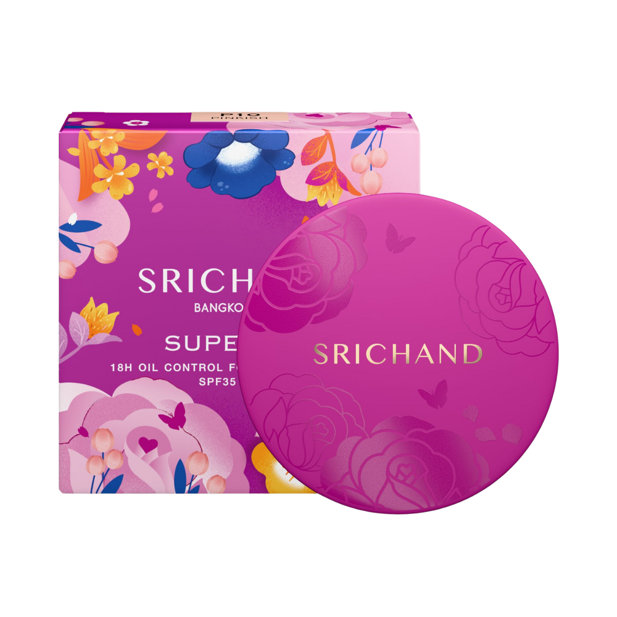 Srichand Super Fix 18H Oil Control Foundation Powder SPF35 PA+++ 6g.