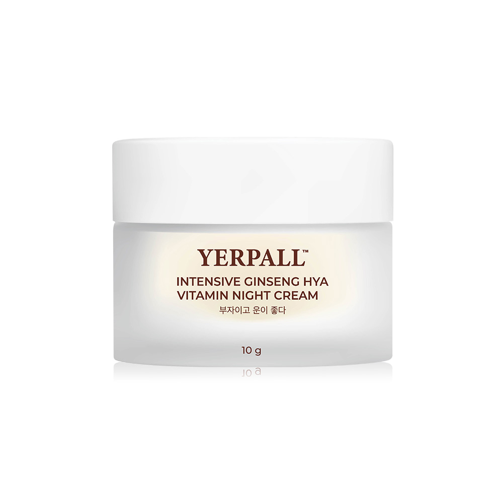 Yerpall Intensive Ginseng Hya Vitamin Night Cream 10g.