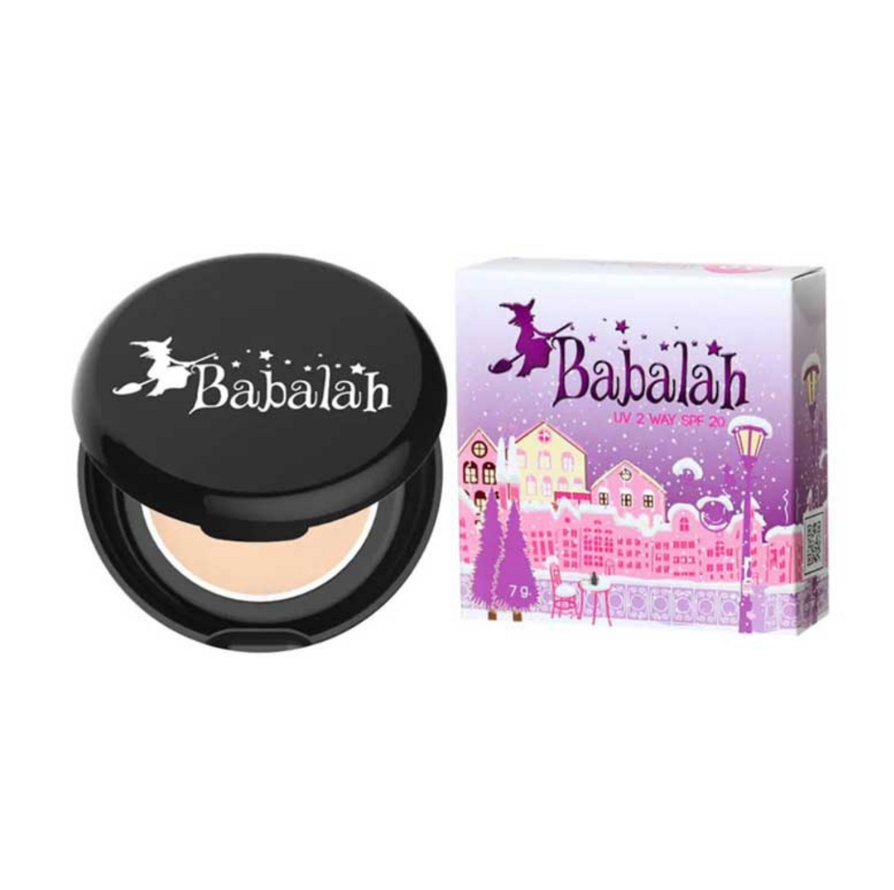 (โปรเดือน10/67)Babalah UV 2 Way Powder Cake 7g. SPF20++