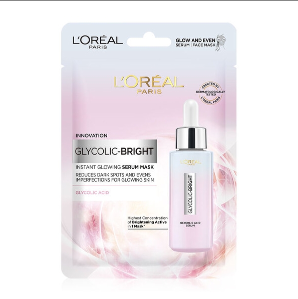 L'OREAL PARIS Glycolic Instant Glowing Mask 22g.