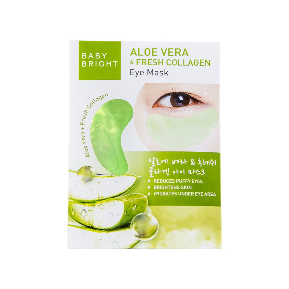 BABY BRIGHT Aloe Vera & Fresh Collagen Eye Mask 1Pair