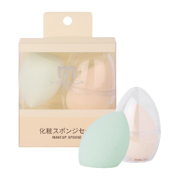 MEILINDA Creamy dual sponge (ML0006 ) พัพฟองน้ำ2ชิ้น