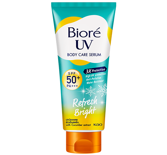 Biore UV Body Care Serum Refresh Bright SPF50+ PA+++ 50ml.