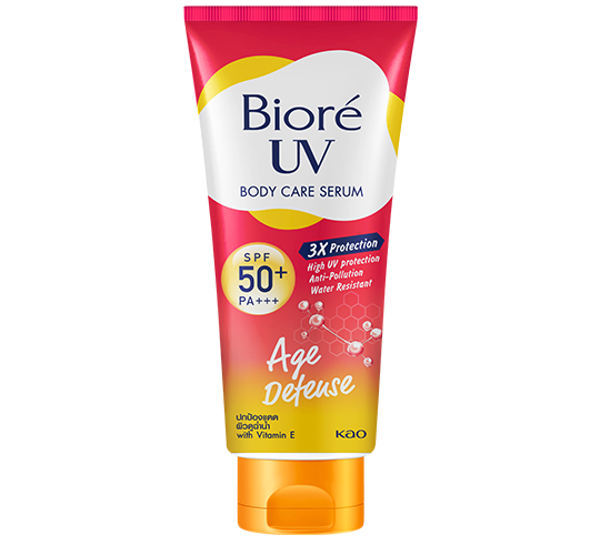 Biore UV Body Care Serum Age Defense SPF50+ PA+++ 50ml.