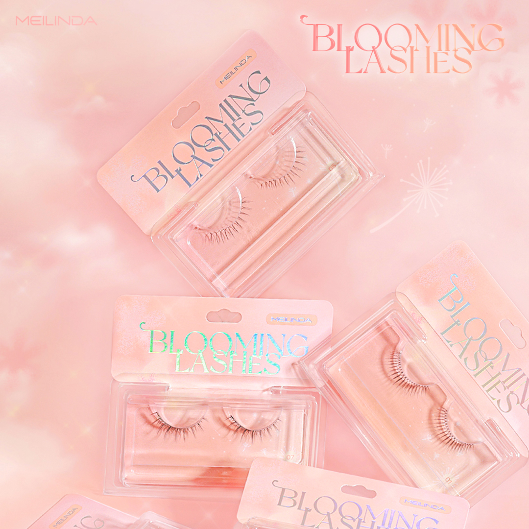 MEILINDA Blooming Lashes ขนตาปลอมชิ้นเดี่ยว 1 คู่ (MC9141)