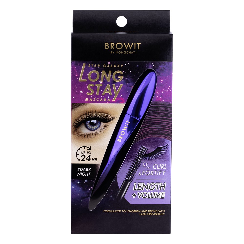 (โปรเดือน9/67)Browit Star Galaxy Long Stay Mascara 8g.