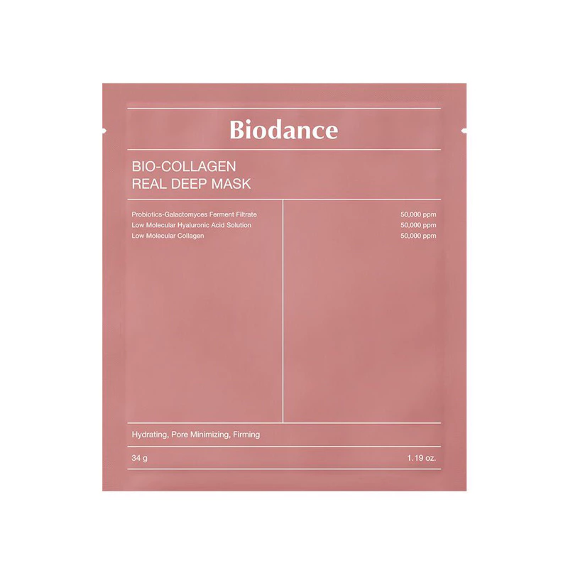 Biodance Bio-Collagen Real Deep Mask 34g. #สีชมพู