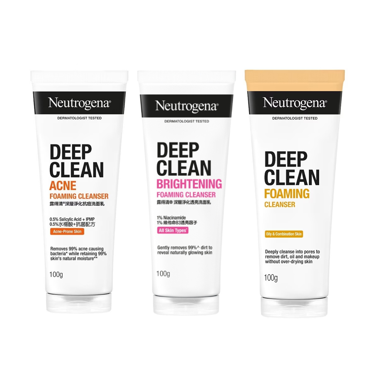 Neutrogena Deep Clean Foaming Cleanser 100g.