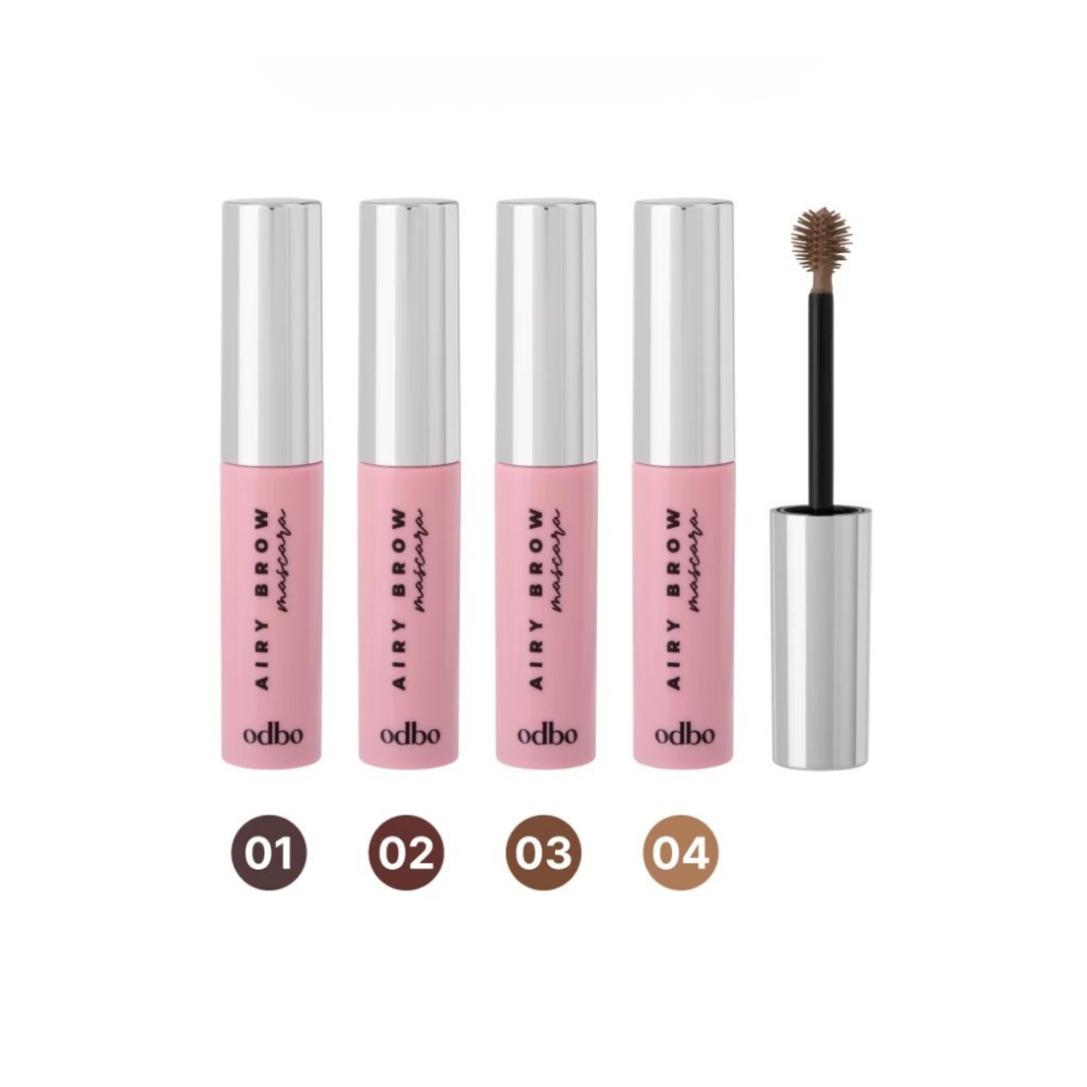 ODBO AIRY BROW MASCARA 6g. OD7020 (มาสคาร่าคิ้วหัวพุ่ม)
