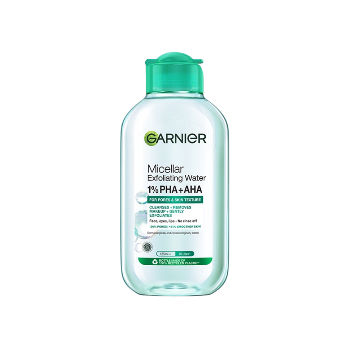 GARNIER Micellar Exfoliating Water PHA+AHA 125ml.