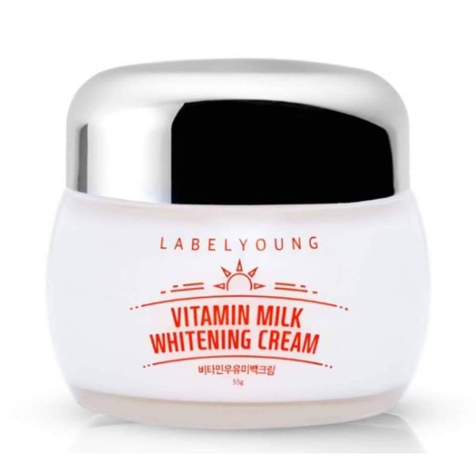 LABELYOUNG Vitamin Milk Whitening Cream (ครีมหน้าสด)