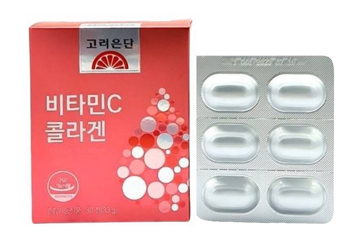 Eundan Vitamin C+Collagen 30เม็ด