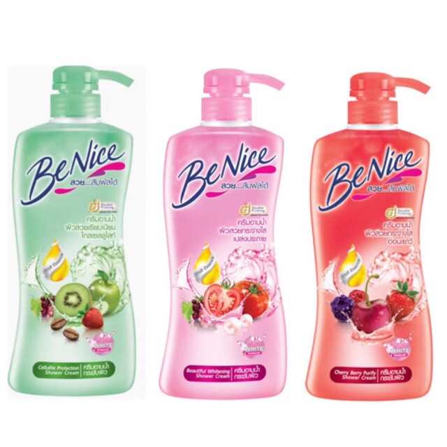  BeNice ครีมอาบน้ำ หัวปั๊ม 450มล.